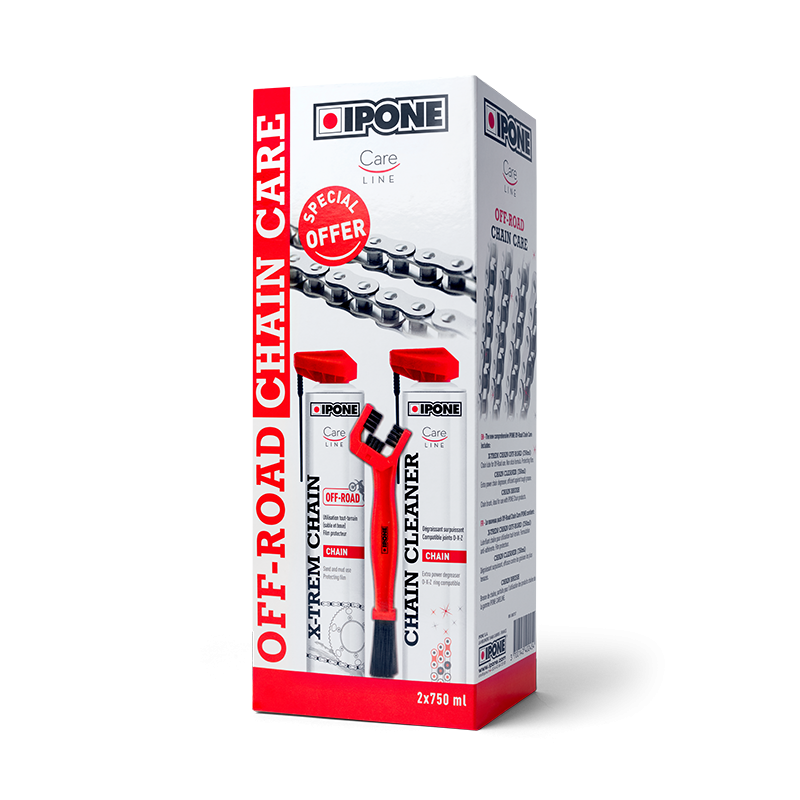 Kit komplett intretinere lant motorkerékpár IPONE - ROAD CHAIN PACK